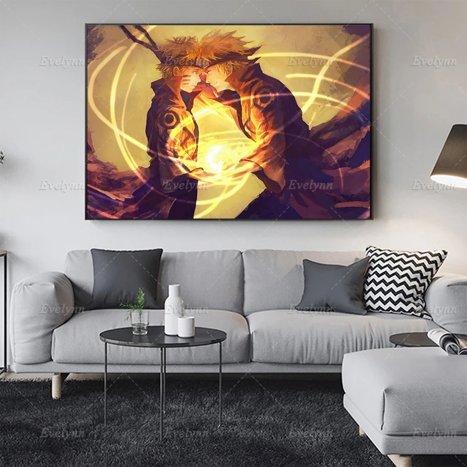 

Modern Anime Poster Minato Oil Painting Posters and Prints on Canvas Wall Art Pictures for Living Room Home Decor Unique Gift