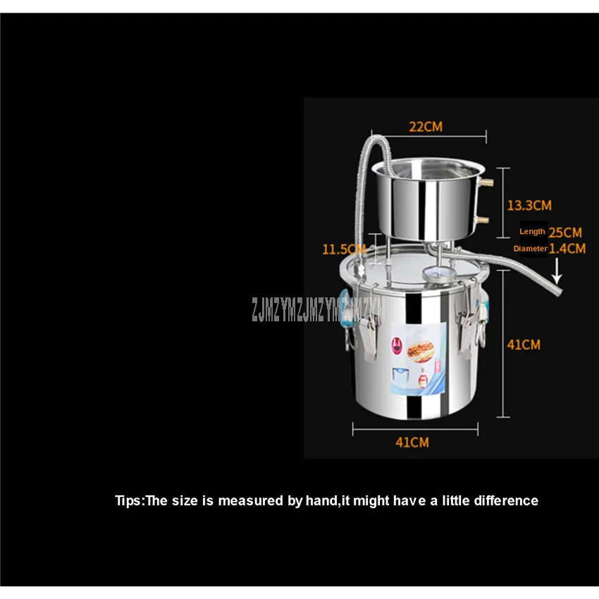 55Л цветочный дистиллятор воды из нержавеющей стали 12 видов цветов розы