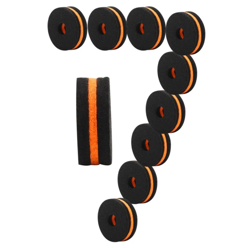 10 шт./компл. Cymbal войлочная мойка крэш колодка сцепление войлочный барабан набор