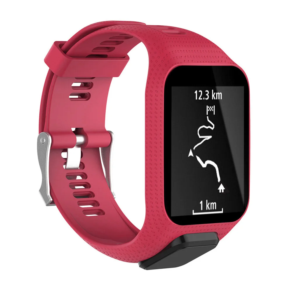 Ремешок на запястье для TomTom 2 3 Runner Spark Music сменный Браслет мягкий браслет для часов силиконовый ремень часы Браслет аксессуар