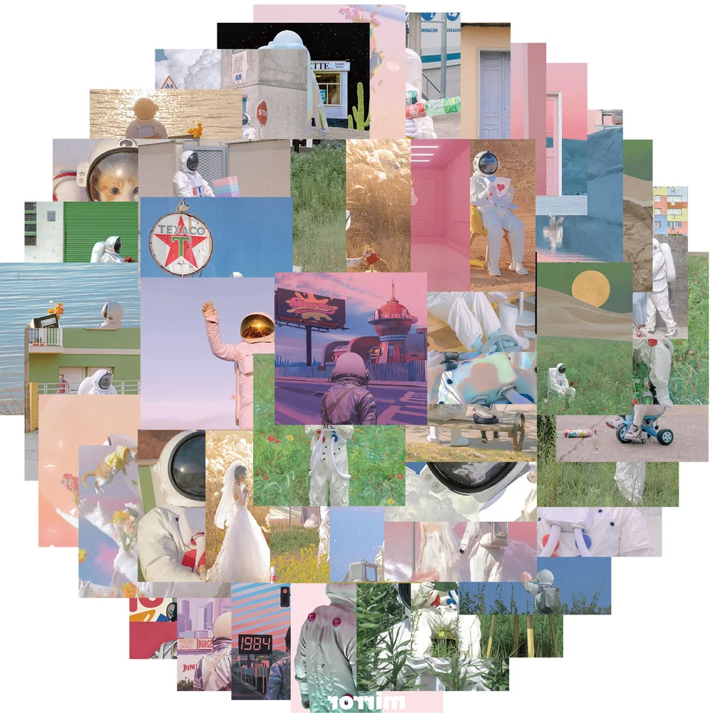 

Наклейки в стиле граффити «астронавт» для внешнего космоса, 10/48 шт.