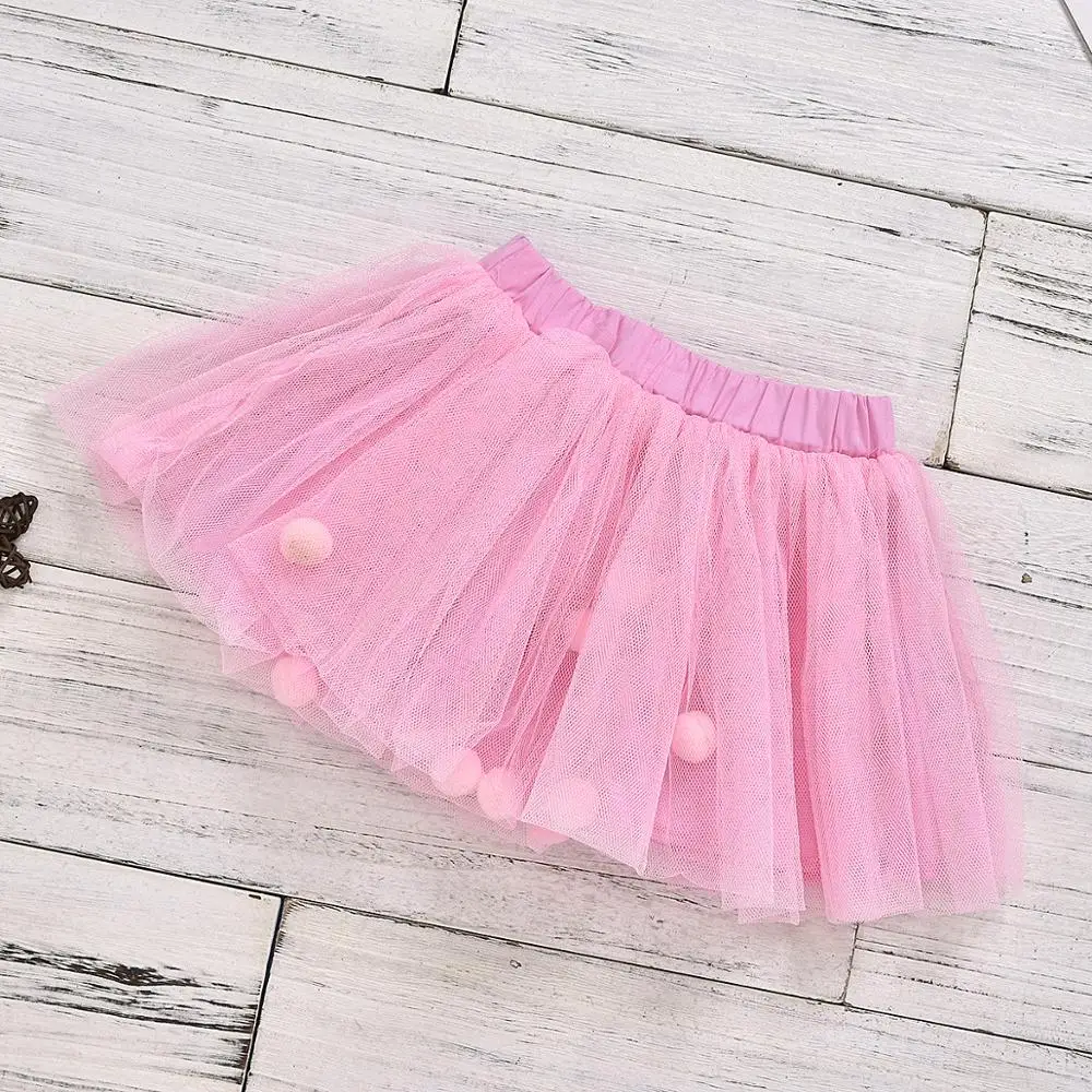 

1-4Y Toddler Baby Girls Autumn Winter Clothes Sets Balls Solid Pullover Sweater Tops+Tulle Skirt Outfits baby girl outfits