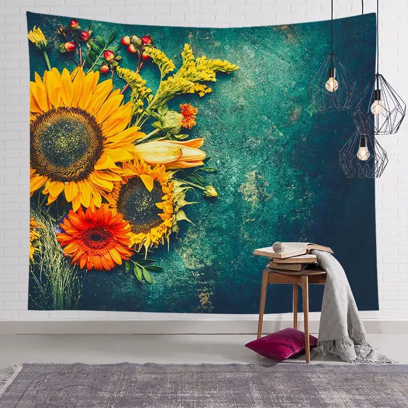 Ins подвесной тканевый фон ткань в скандинавском стиле зеленое растение