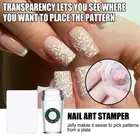 Силиконовый Набор для стемпинга, прозрачная; Нейл-арт дюйма, для пластин для маникюра