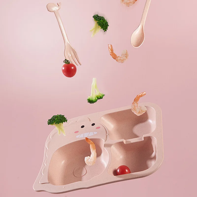 Визуальный сенсорный Пластик миска для кормления малыша Детские игрушки