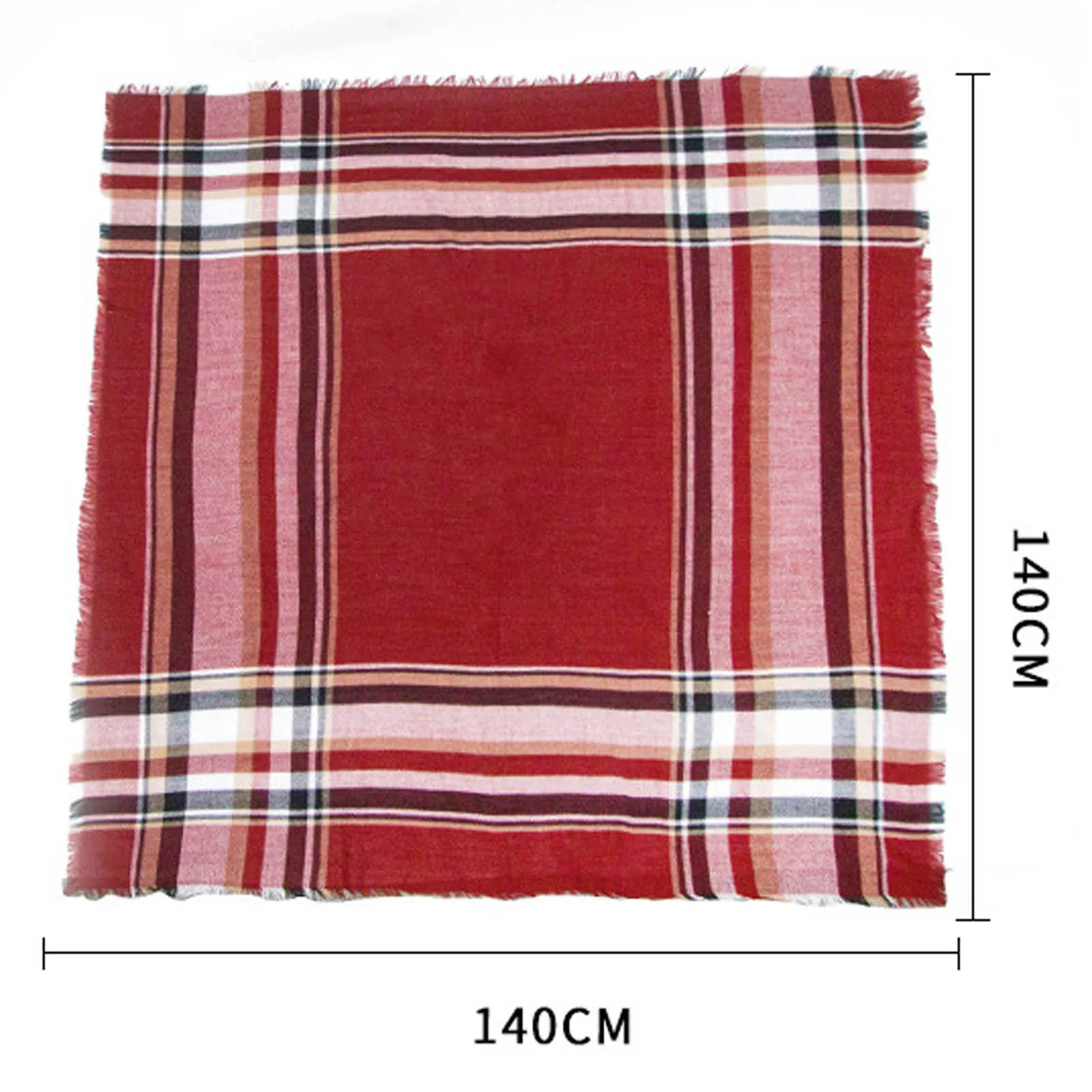 

2021 Autumn Winter Female Wool Scarf Women Cashmere Scarves Wide Lattices Long Shawl Wrap Blanket Warm Tippet