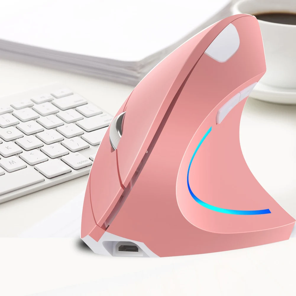 

Мышь Вертикальная игровая беспроводная эргономичная, 2400 DPI, USB