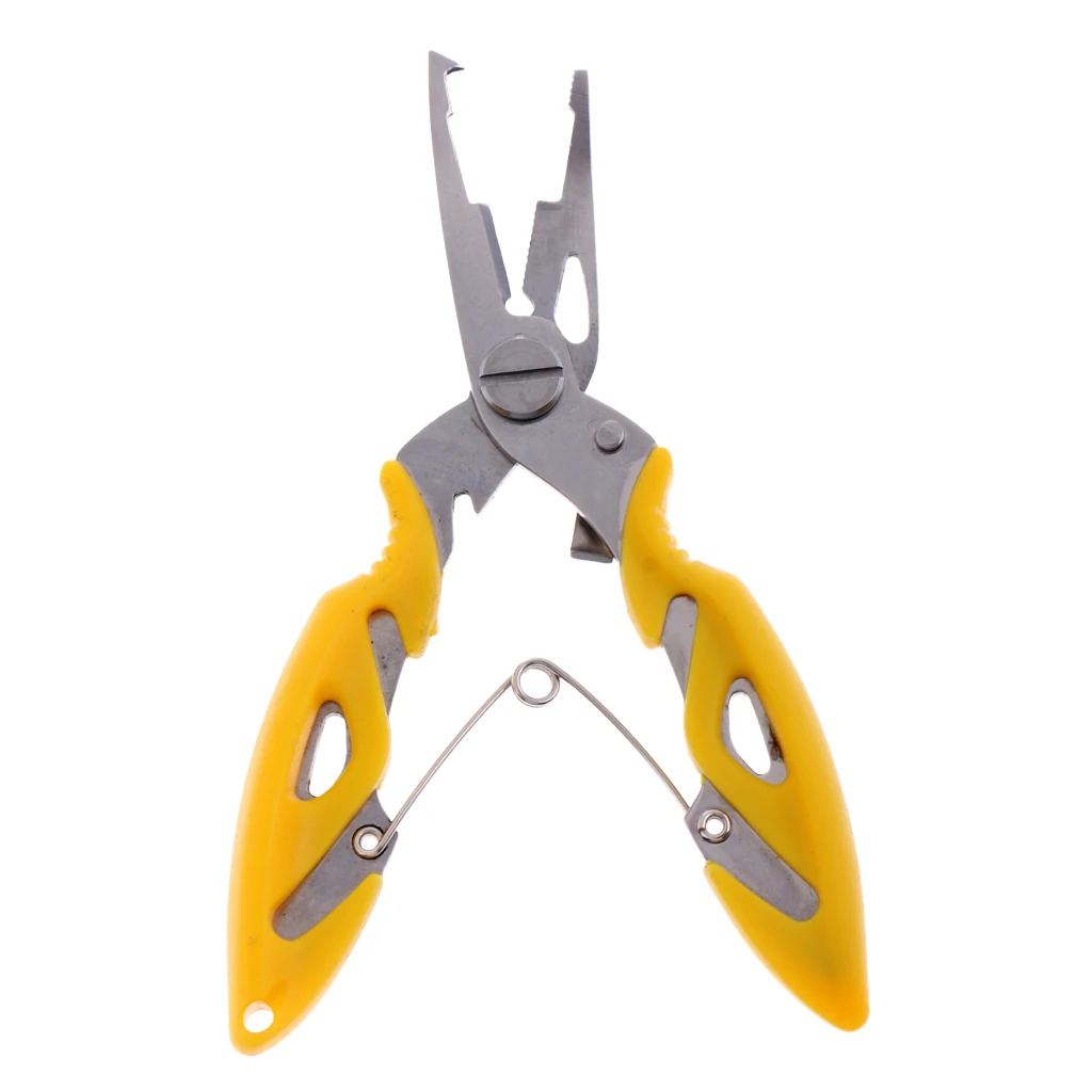

Saltwater Fishing Plier Scissor Braid Line Cutter Lure Hook Remover Tool Kit