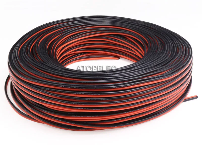 Гибкий провод из мягкого силикона удлинитель для светодиодной лампы 10 м 2