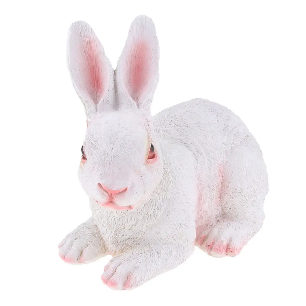 

Cute Animal Fairy Home Garden Decors Miniature Rabbit Sculpture Ornament DIY
