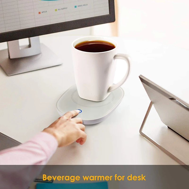 

Coffee Warmer, Vacuum Cup for Desktop Cup Warmer, Automatic Shutdown for Office,Used for Coffee Tea Heater(1Pcs)US Plug
