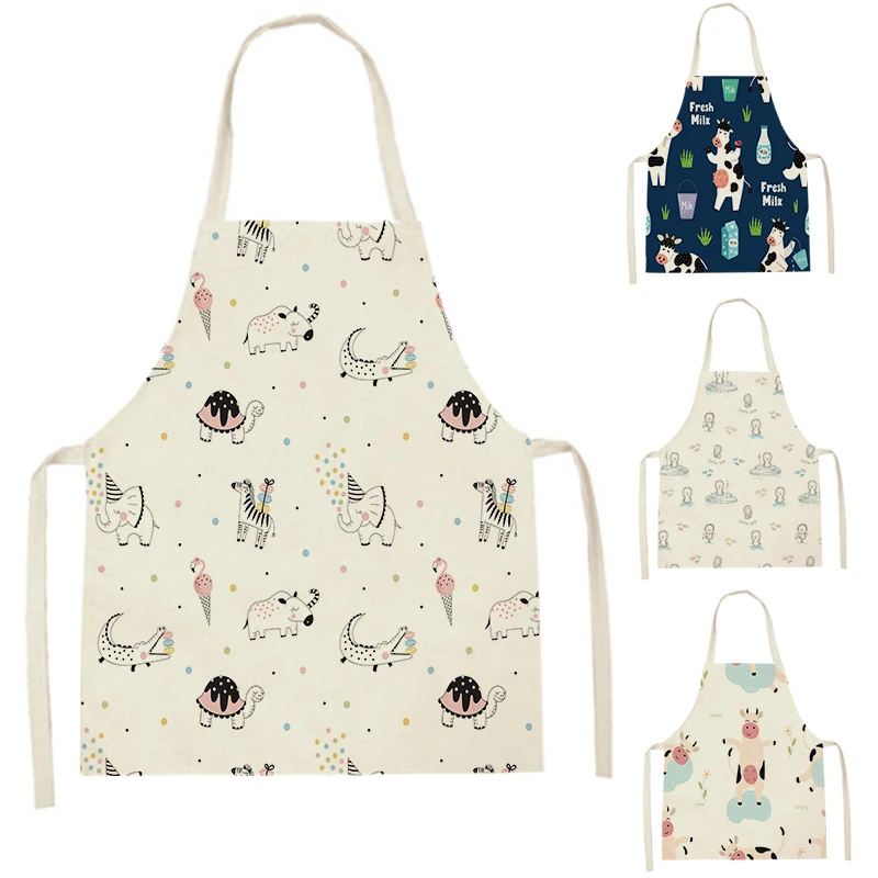 

WQL2357, Кухонные фартуки для женщин, льняные нагрудники, фартук для уборки дома, водонепроницаемые поварские фартуки для выпечки, для детей