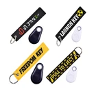 Брелок с вышивкой для ключей от машины + Мини Bluetooth 4,0 GPS-трекер для детей, кошелек, поиск ключей для собак брелок с защитой от потери