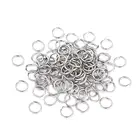 2000 шт., 44, 555, 56710 мм, соединительные кольца из нержавеющей стали 304, закрываются, но неспаянные, для самодельных ювелирных брелоков, звеньев