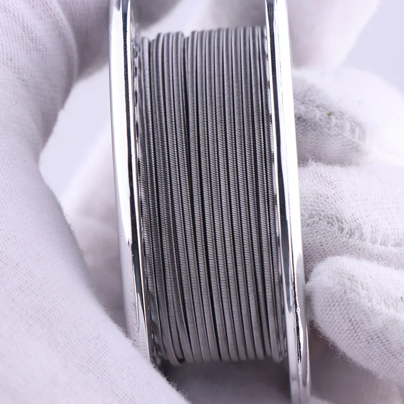 XFKM NI80/A1/316 5 м/рулон Alien fused Clapton для RDA RBA перестраиваемые нагревательные провода
