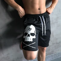 summer thin mesh sports shorts mens loose straight five point pants personality micro elastic trend large size fitness pants