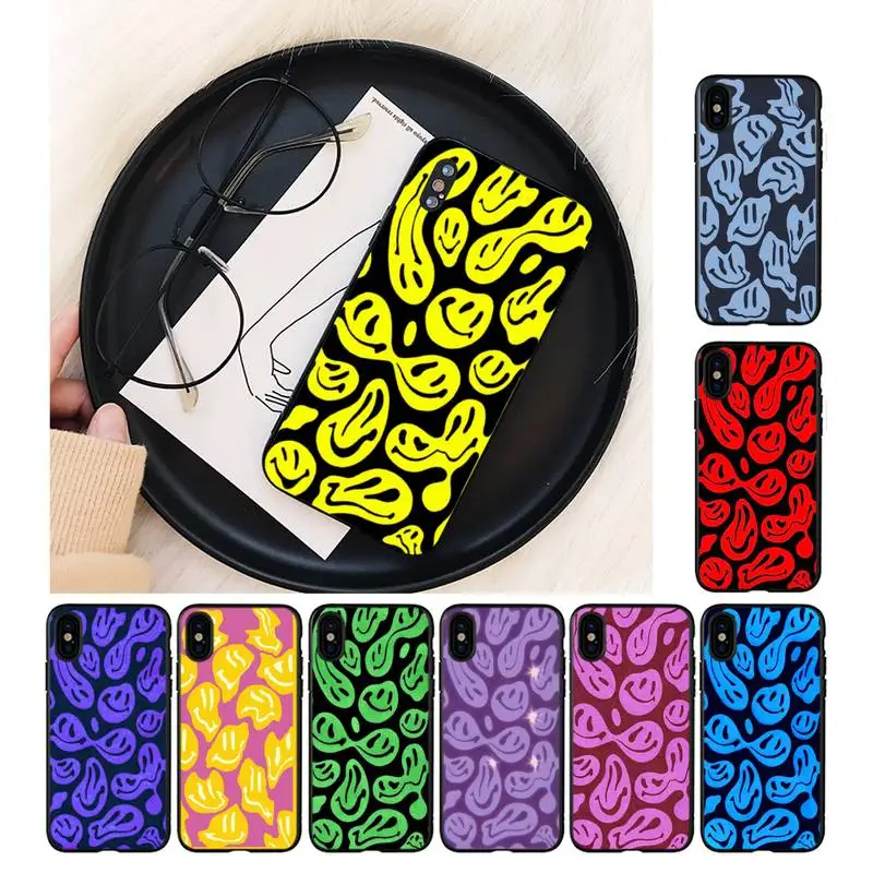 

Ketaotao Melting smiley Phone Case For iPhone 11 8 7 6 6S Plus X XS MAX 5 5S SE 2020 XR 11 pro DIY Custom Cover