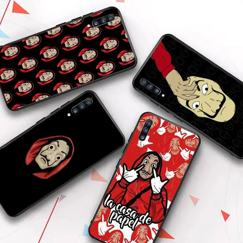 

Spain TV Money Heist House Paper La Casa de papel Phone Case for Samsung Galaxy A 51 30s a71 Cover for A21s A70 10 A30 Capa