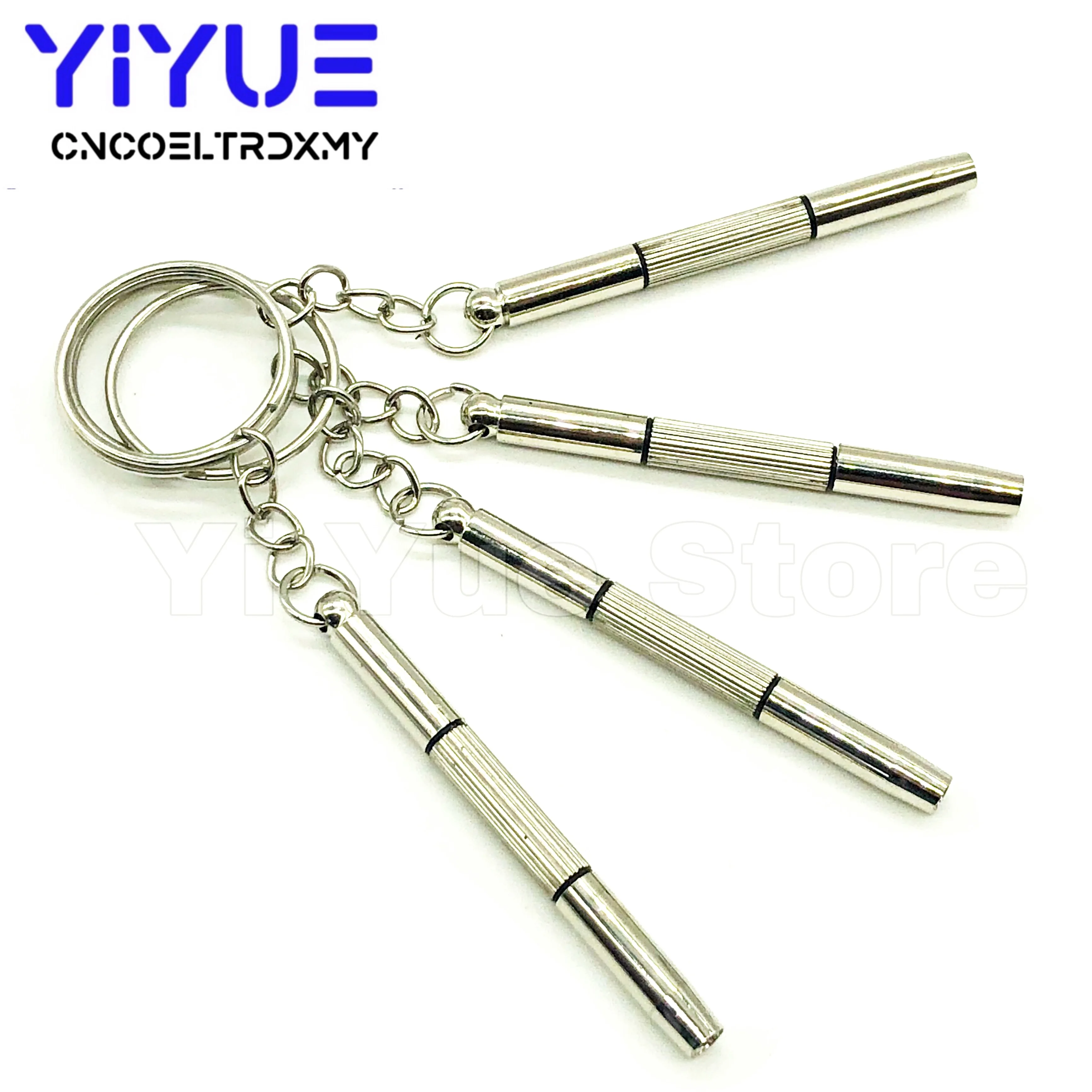 

Portable 3 in 1 Keychain Screwdriver Eyeglass Sunglasses Watch Repair Kit Tool