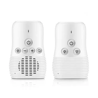 new arrival 2 4ghz wireless baby monitor small portable audio baby monitor two way audio function intercom rechargeable battery