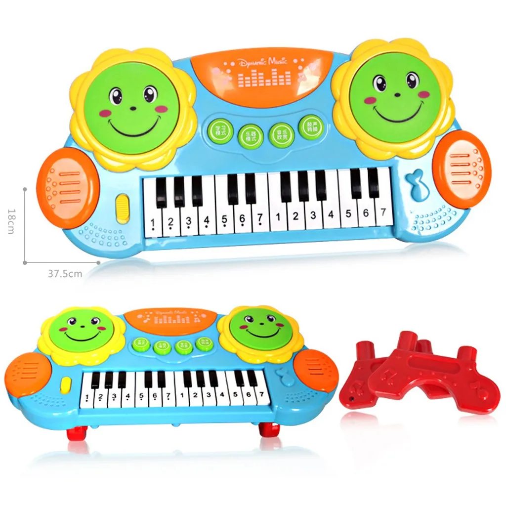 37-клавишная электронная органная цифровая фортепианная клавиатура с микрофоном