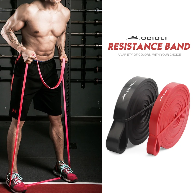 Resistance Band Sports Fitness Elastic Band Natural Latex Fitness Elastic Training Belt Yoga Resistance Band