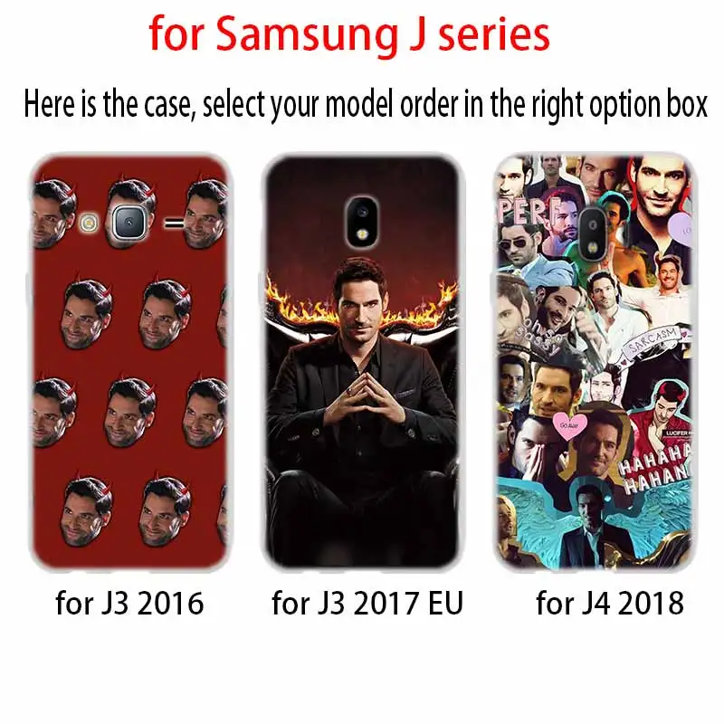 Мягкий чехол из ТПУ для Samsung Galaxy J6 J8 J5 J7 J4 Core Plus 2018 2016 2017 EU Prime Pro Ace TV Series Lucifer |