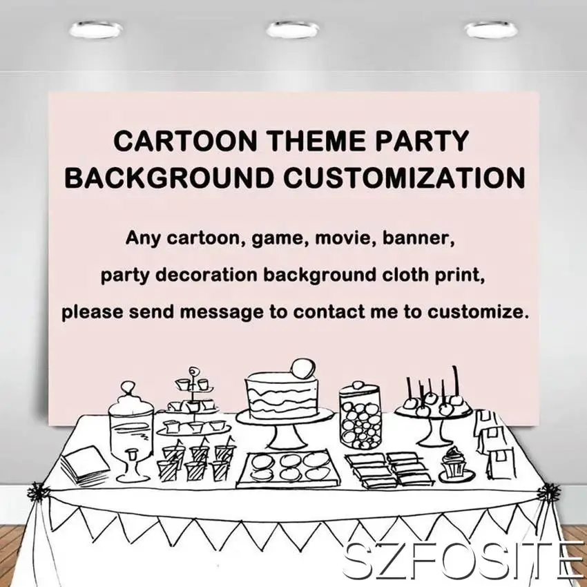 

Happy Birthday Children Starry Stripe Backdrop Baby's Full Moon Party Room Decoration Photography Kids Custom Vinyl Background
