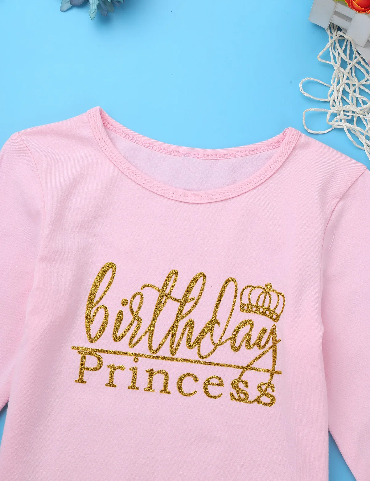 Комплект из двух предметов для маленьких девочек рубашка с длинным рукавом и