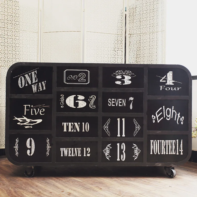 Американский деревенский Ретро магазин одежды гостиничный кассир из массива