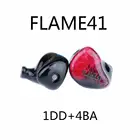 Гибридный Драйвер TONEKING FLAME41 1DD + 4BA, Hi-Fi монитор, DJ-студия, сценический аудиофил, Внутриканальные наушники, пользовательская гарнитура MMCX ручной работы