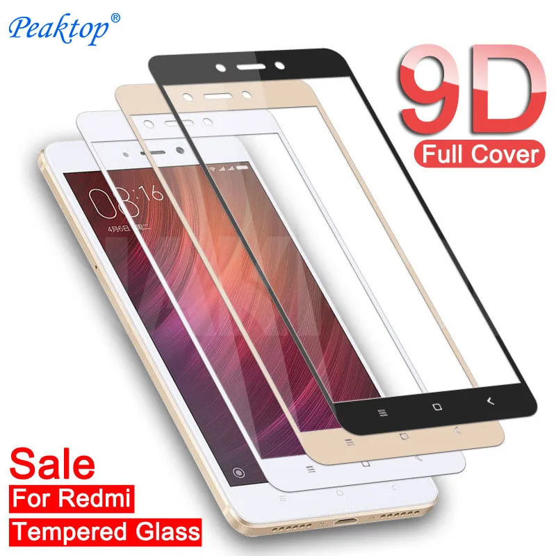 

Закаленное защитное стекло для смартфонов Xiaomi Redmi/Redmi Note серии, черная/белая рамка