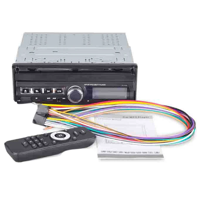 Выдвижной Автомобильный мультимедийный проигрыватель с 7 дюймовым экраном