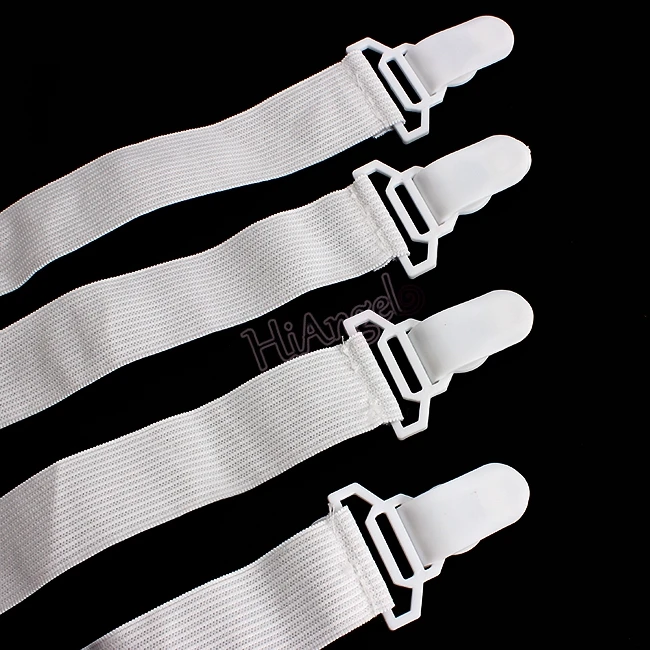 4 шт./компл. постельное покрывало листов Пряжка Скатерти приталенный устройство