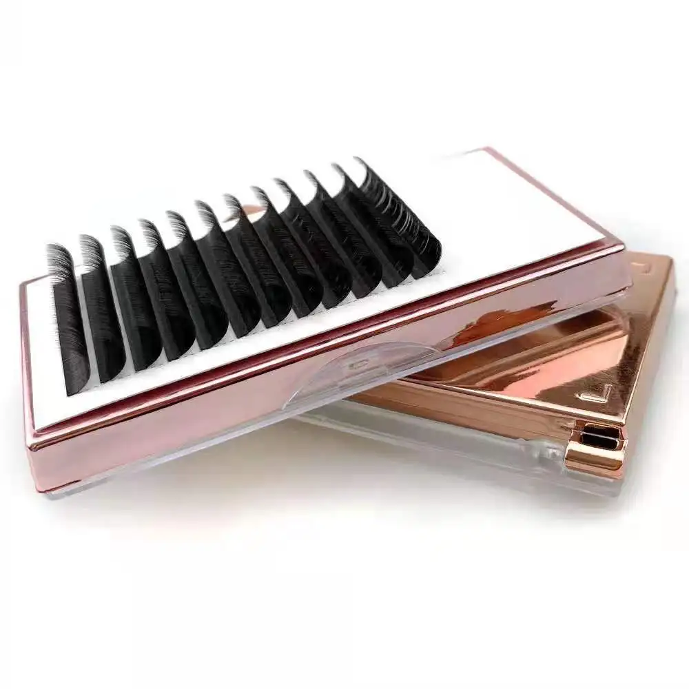 

High quality 12 Rows thickness 0.03 to 0.20 Faux mink eyelashes individual eyelash lashes soft eyelash extension False eyelash