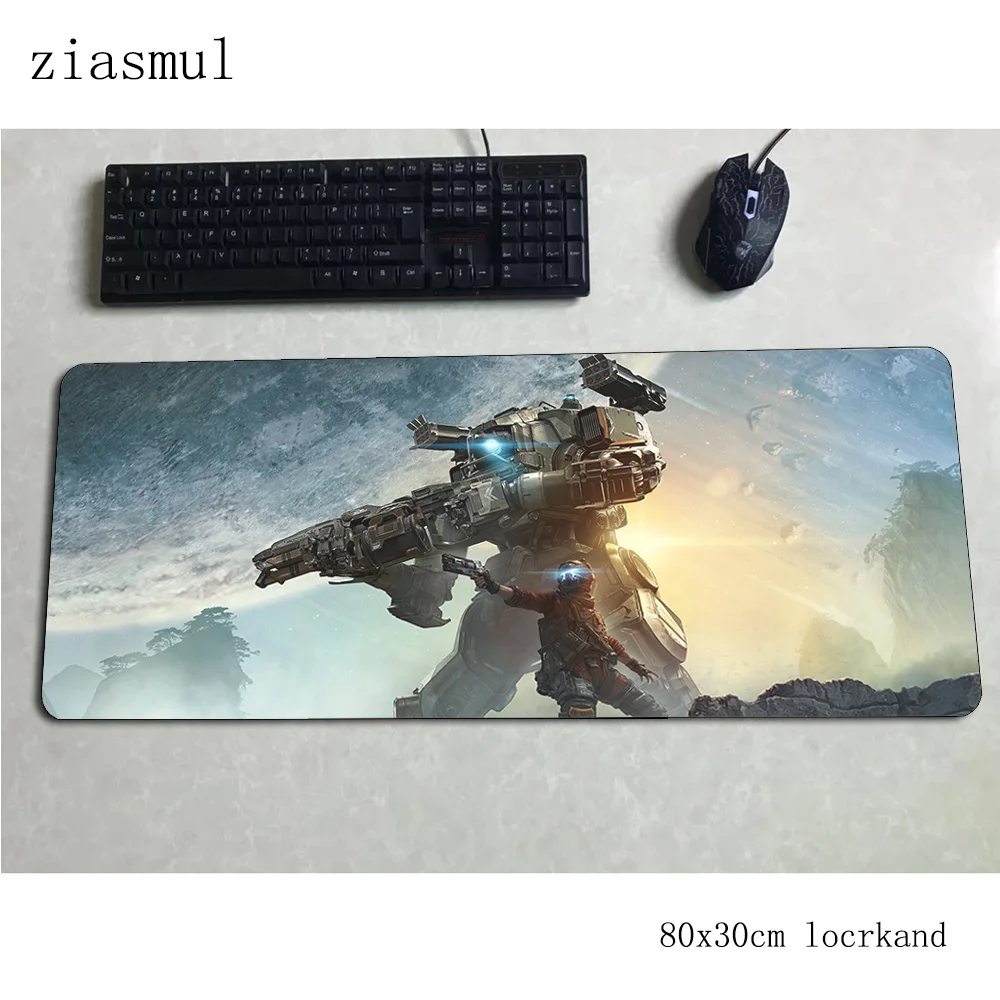 Игровой коврик для мыши titanfall 80x30 см большой игровой геймерский компьютерный