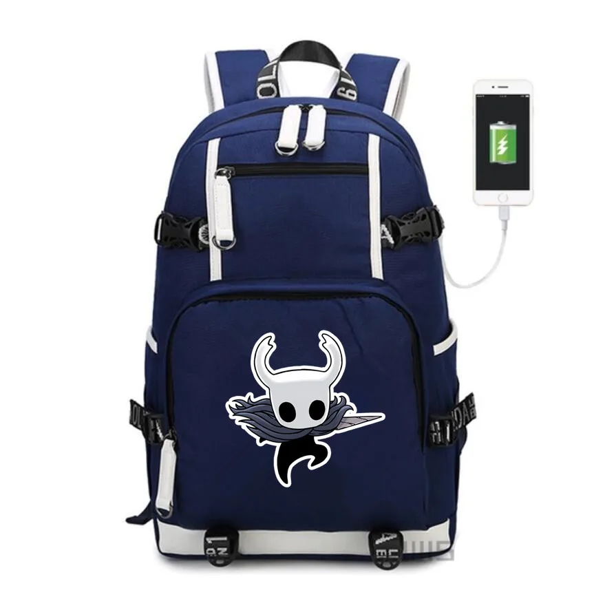 PS4 игра полый Рыцарь Рюкзак Knight студентов USB зарядка мочилы дорожная Школьная