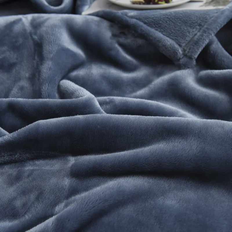 Зимние толстые фланелевые одеяла для кровати 500 г/м2 мягкое теплое пушистое
