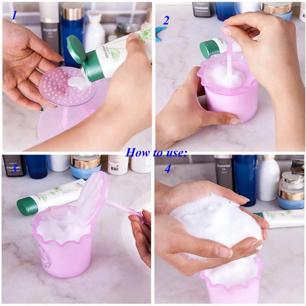 Косметический инструмент для чистки пены лица прибор очистки флакон