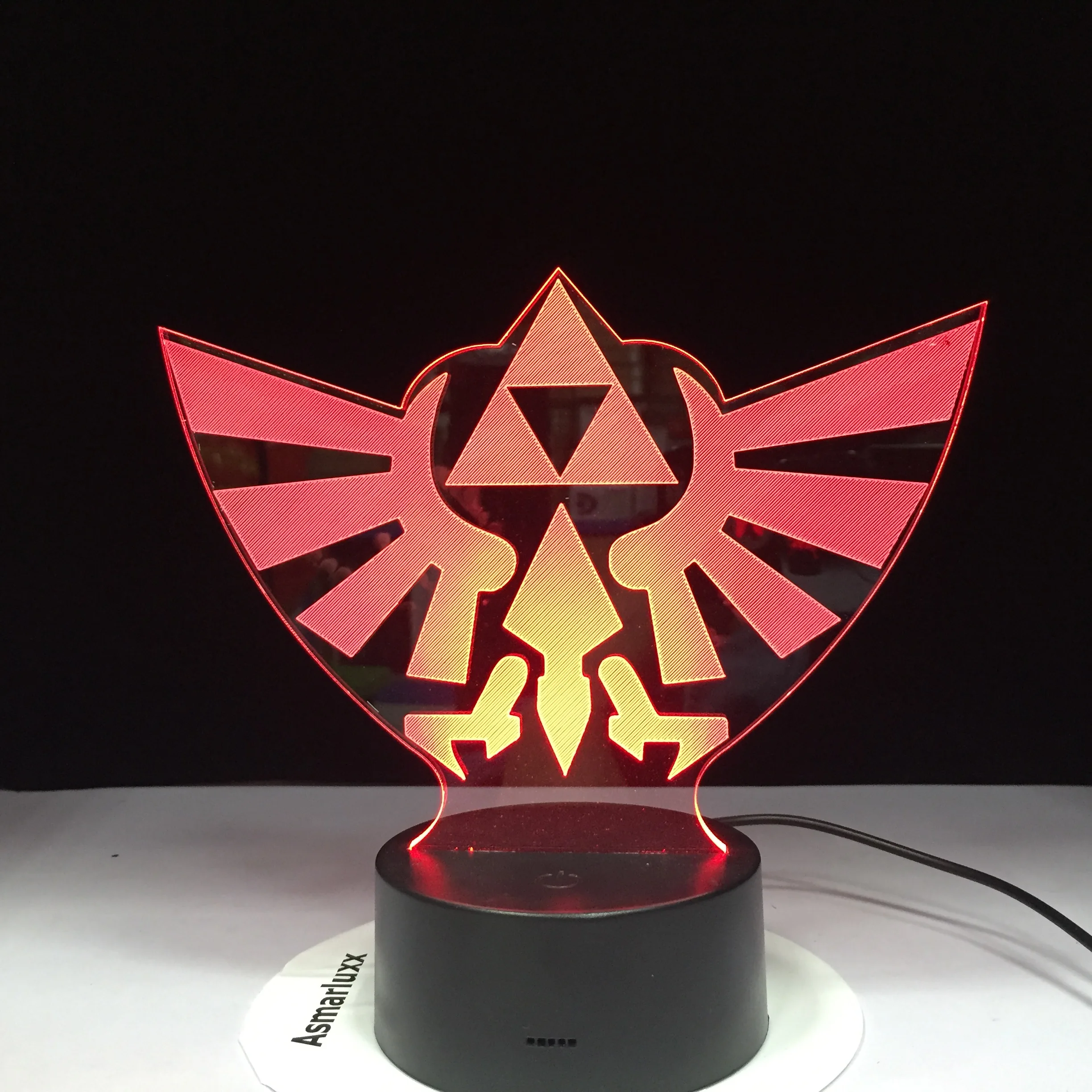 Горячее предложение! 3D акриловый светильник Zelda, 7 цветов, светодиодный ночник Zelda Game Boy, светильник для сна, lampara Playstation, лампа 1580