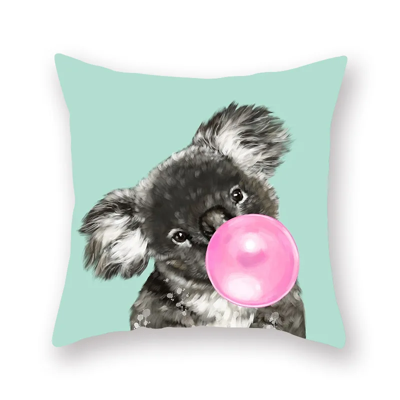 Мультяшные животные Единорог декоративные пледы подушки Чехол для домашний