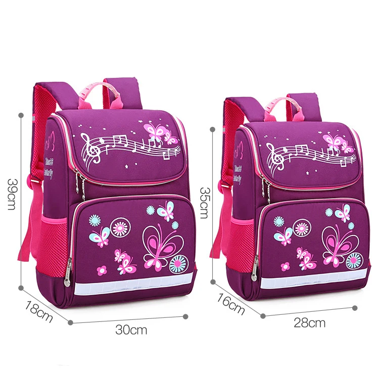 

New 2020 Children School Bags for Girls Butterfly School Backpack Kids Satchel Boys Race Car Kid Backpack Mochila Escolar 2 Size
