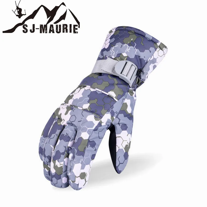 Зимние профессиональные женские лыжные перчатки для взрослых водонепроницаемые