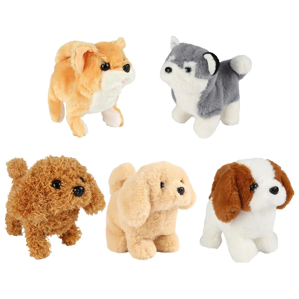 

Реалистичная имитация собаки, плюшевая игрушка, реалистичный пушистый щенок-модель, Подарочный Декор