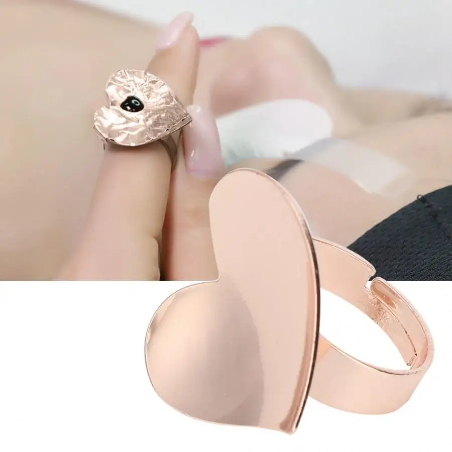 Регулируемое кольцо для наращивания ресниц из нержавеющей стали приклеиваемое