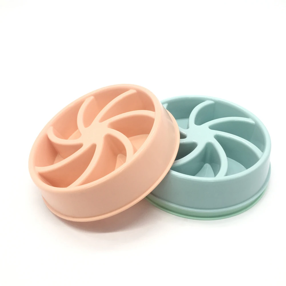 Пластиковая миска для собак Модель ветра медленного питания предотвращение