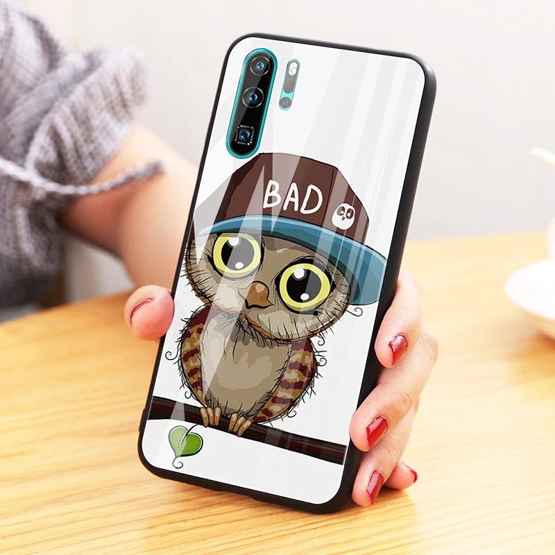 Окрашенный чехол из закаленного стекла для huawei P30 P20 mate 20 Pro Lite|Бамперы| |