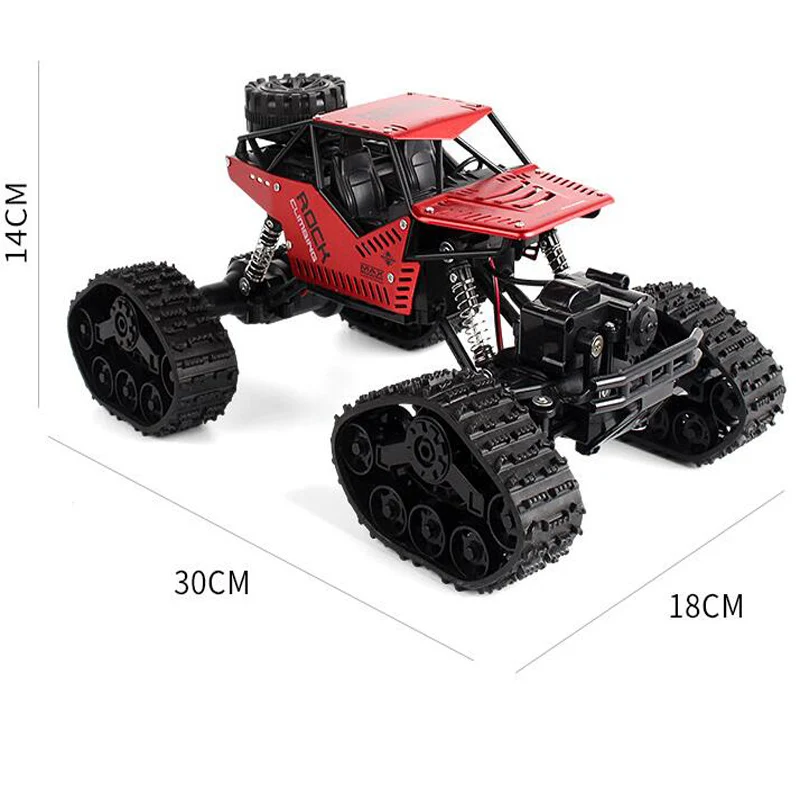 Alloy Remote Control Off-Road Vehicle Four-Wheel Drive Crawler All-Terrain Vehicle Climbing Wireless Charging Boy Car Model Toy