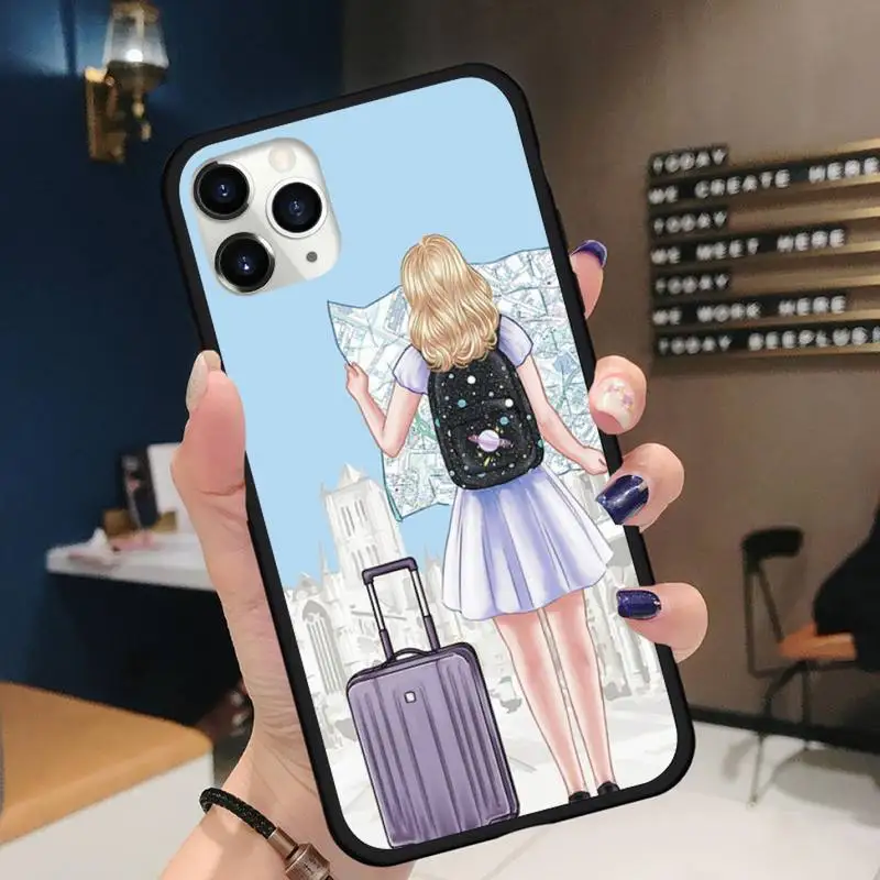 

Girls Bff Best Friends Forever Phone Case for iPhone 11 12 pro XS MAX 8 7 6 6S Plus X 5S SE 2020 XR Soft silicone