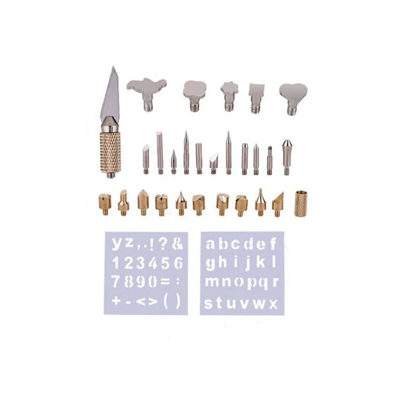 28 шт. насадки для паяльника советы и трафарет набор паяльников инструментов
